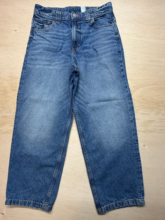 Other - H&M Baggy Skater Blue Jeans Medium Wash Denim Loose Fit Boys Size 14 Wide Leg